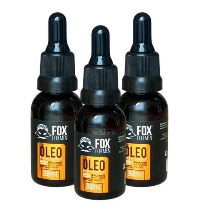 ]Óleos para Barba  30ml Hidratação Maciez e Brilho