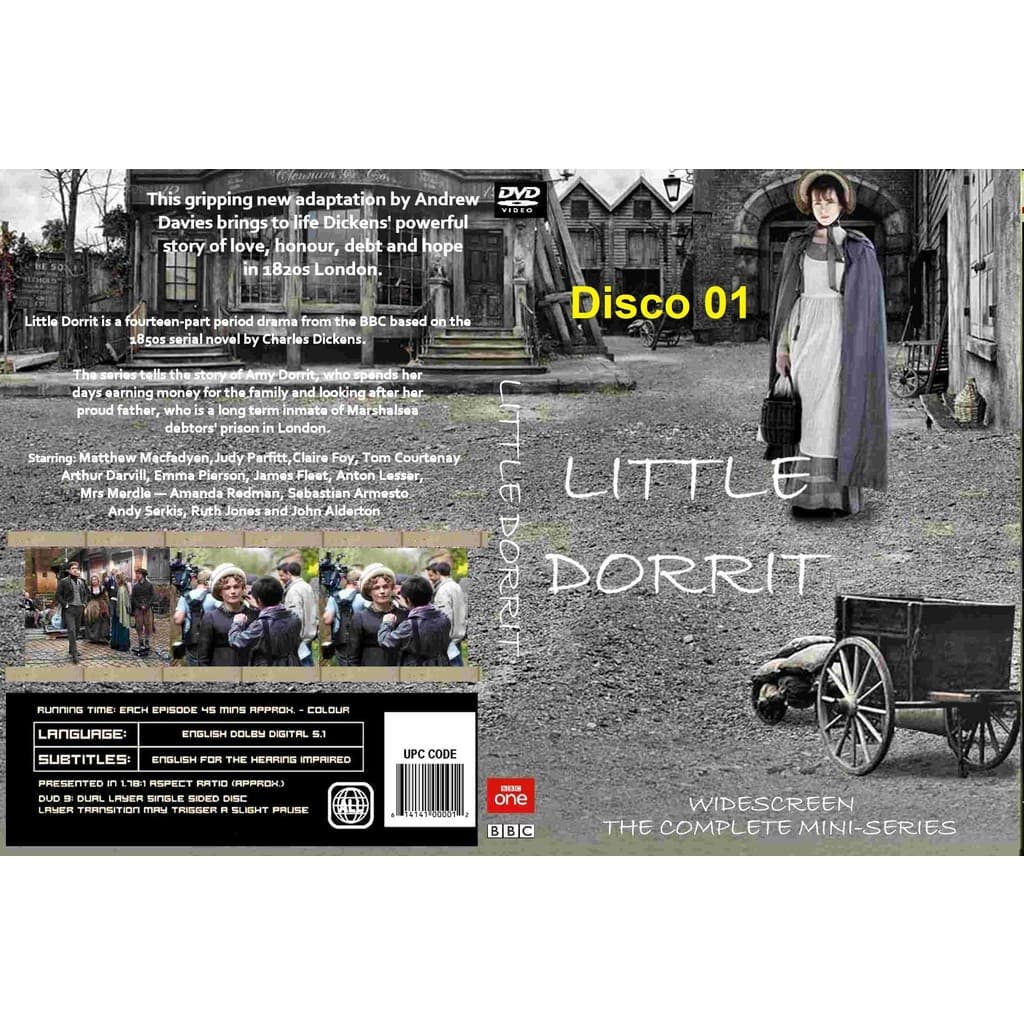 - dvd Dvd Little Dorrit - 1ª Temporada Completa - Legendado - 02 Discos