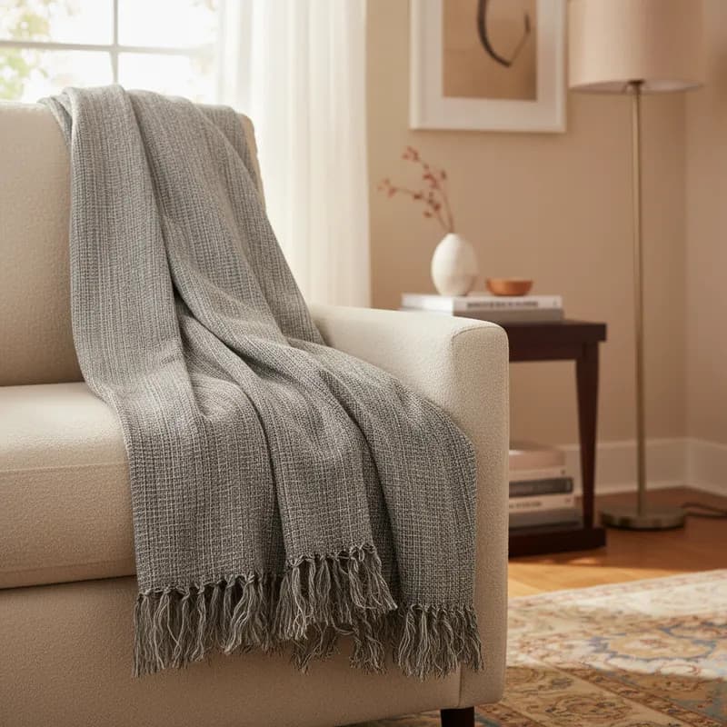 Manta Decorativa para Sofá 3,00x1,80m – Conforto, Estilo, Proteção e Versatilidade