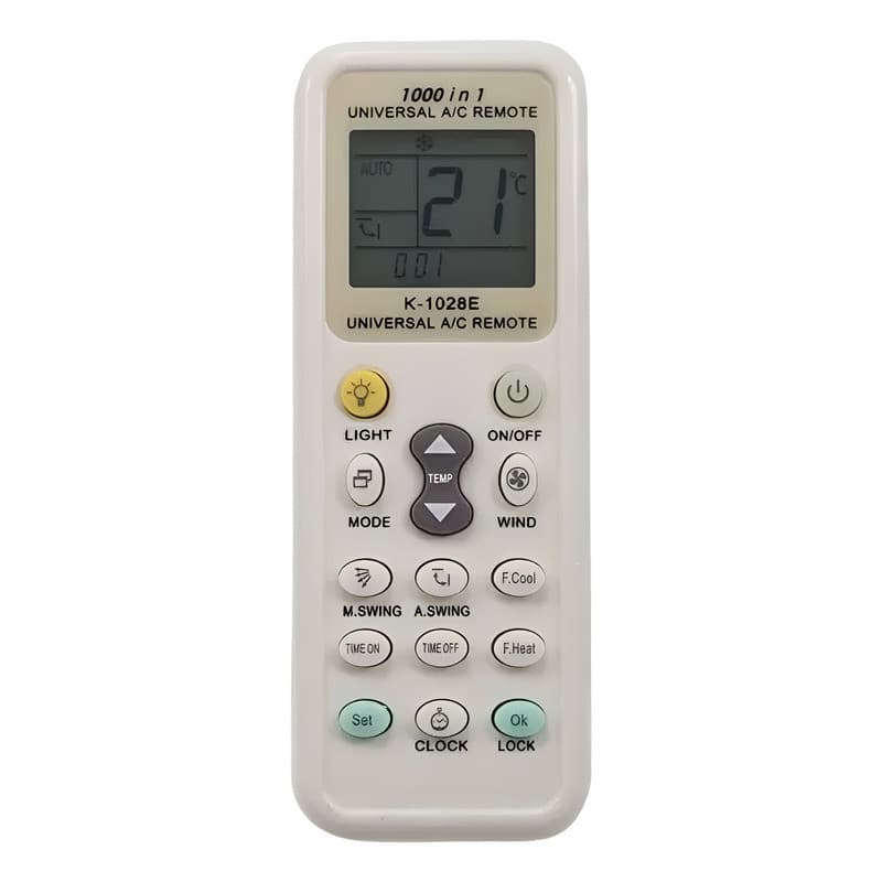 Controle Remoto de Ar Condicionado Universal 1000 em 1 K1028E Para Todas as Marcas Principais