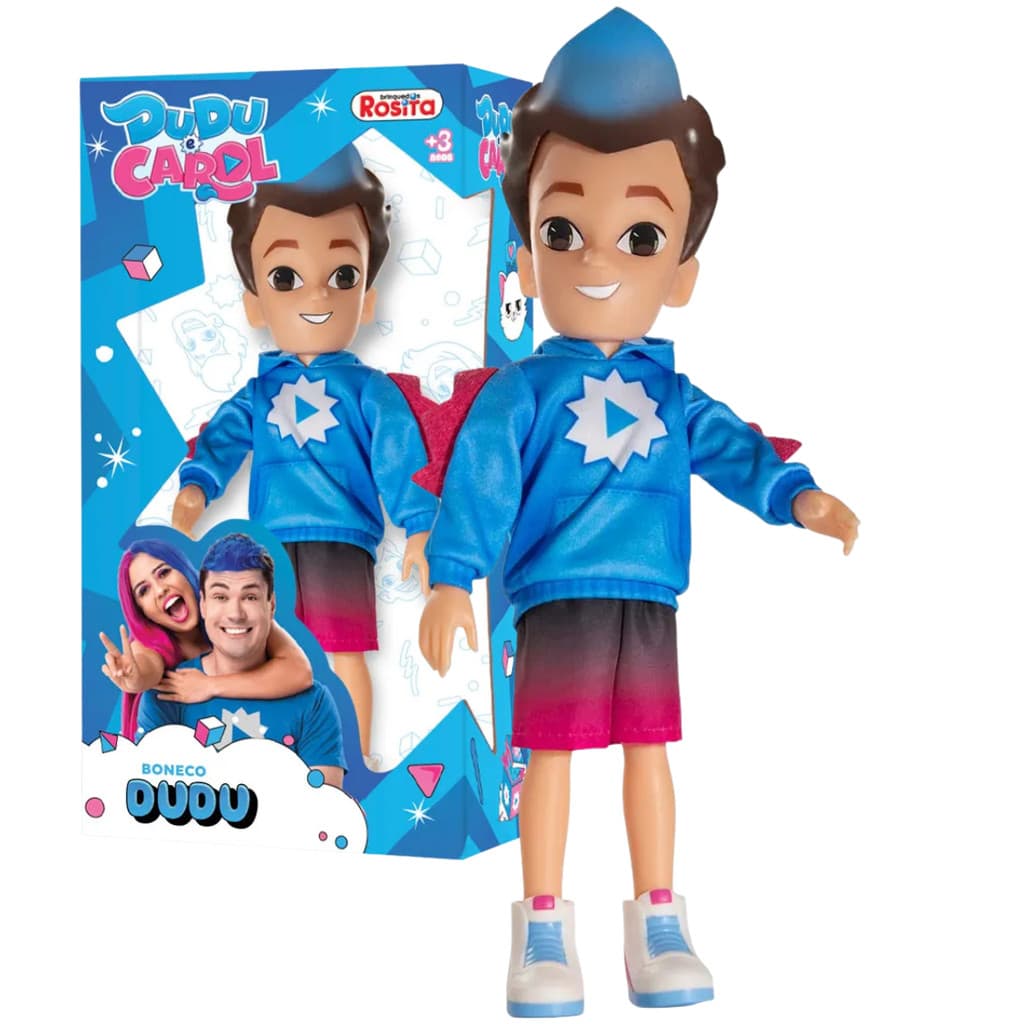 Boneco Dudu 26cm You Tube Dudu E Carol Rosita