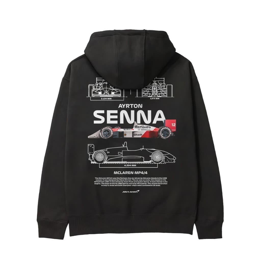 Moletom Blusa Frio Algodão Ganguru Capuz Dm Custom Carro McLaren F1 1988 Unissex