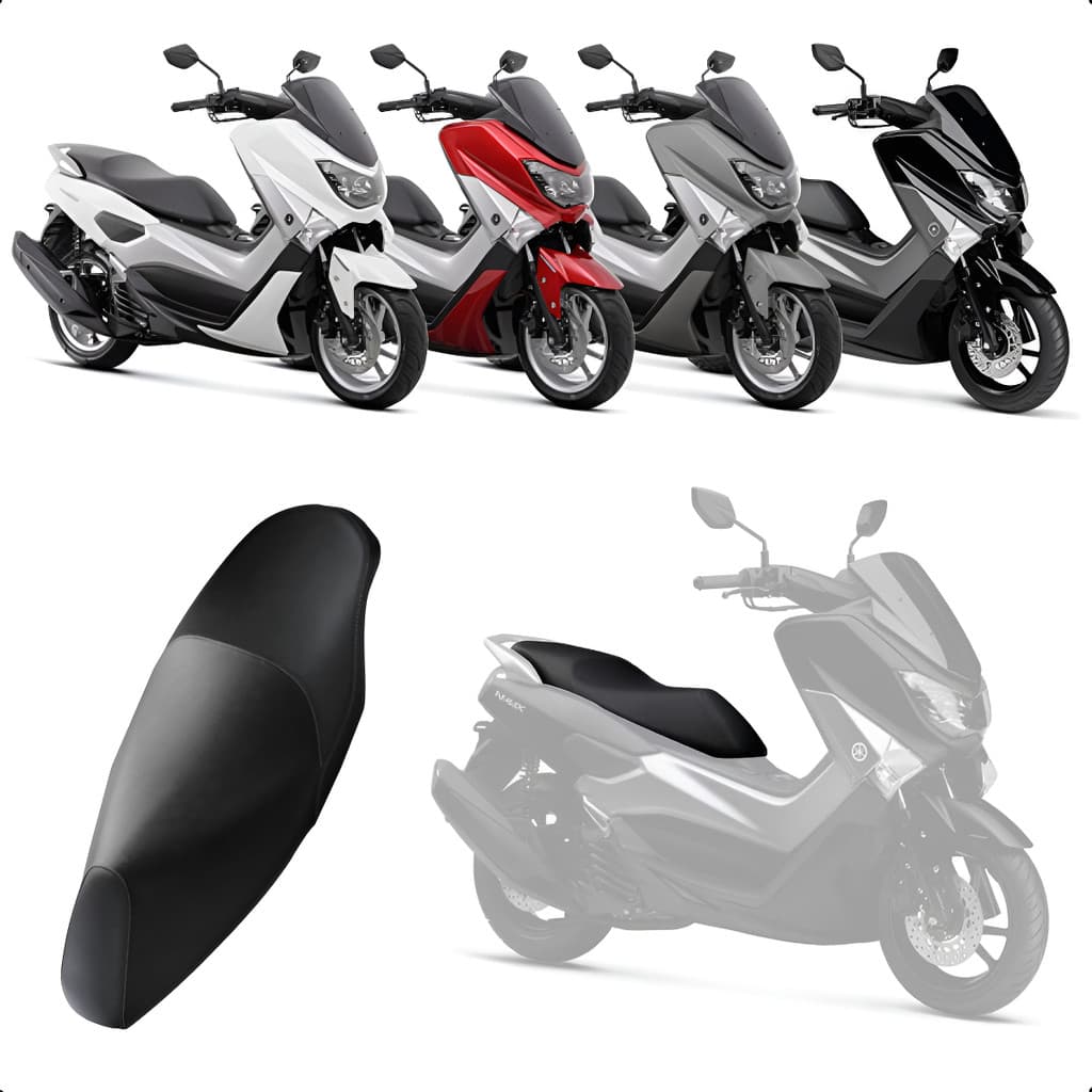 Capa De Banco Preta Yamaha Nmax 160 2017 2018 2019 2020 2021