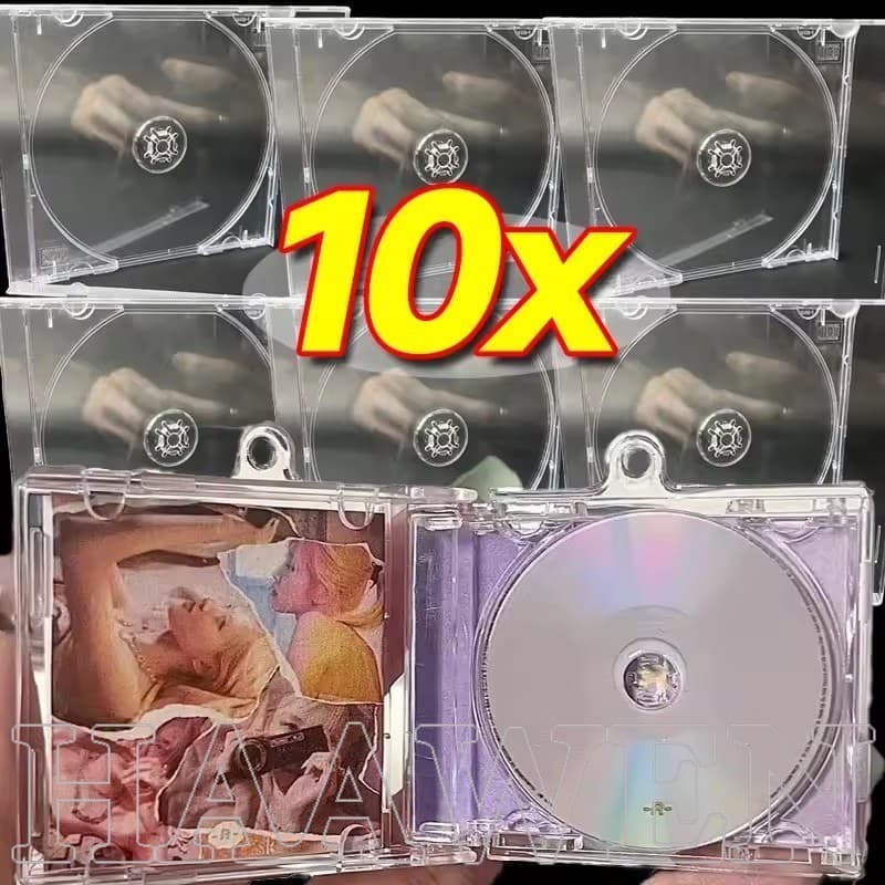 [Haven Living] DIY Mini Álbum CD Chaveiro-Charme De Capa De Foto Para Mochila , Chaves , Decoração De Lembrança , Bolsa