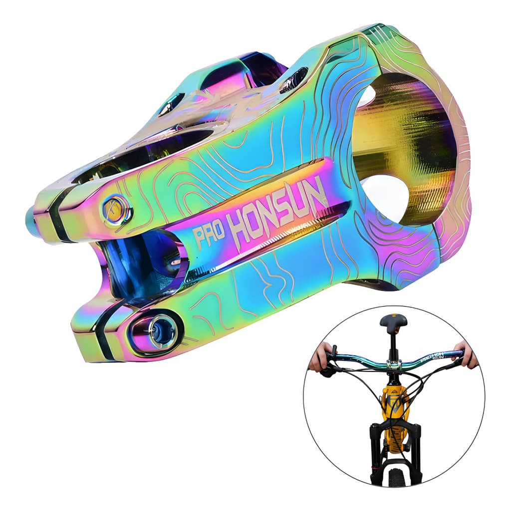 Colorido 31.8mm Riser 45mmbicicleta Haste Suporte Guidão