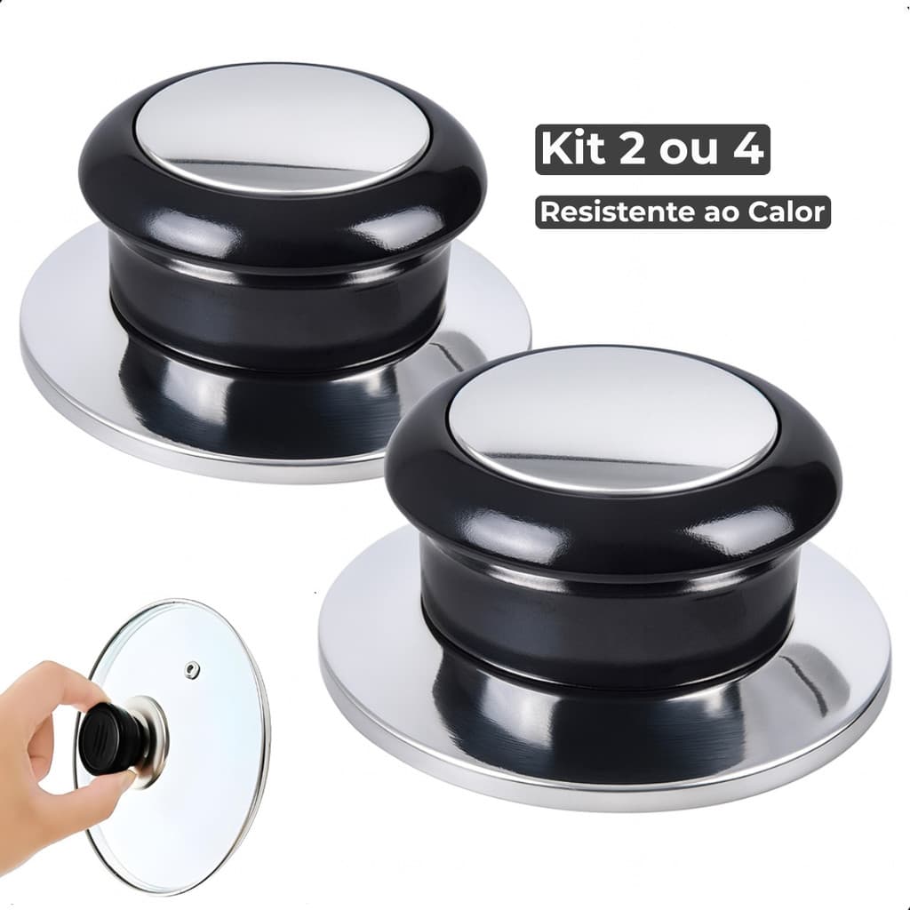 Puxador para Tampa de Panela Universal Pomel Kit Reposição