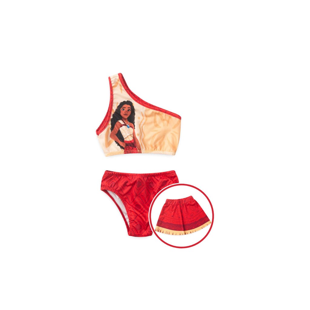Conjunto Biquíni Top e Calcinha + Saia Moana