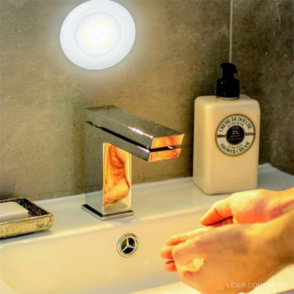 3/6/9 Pcs Lampada Luminaria Led Spot Sem Fio Controle Remoto Luz LED.