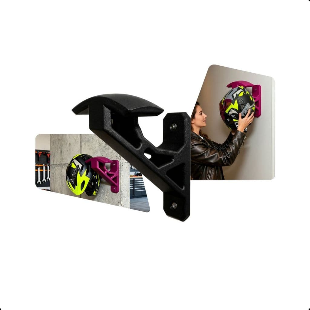 Suporte De Capacete Parede Universal Porta Capacete Para Moto Bicicleta Enfeite Decorativo e Funcional
