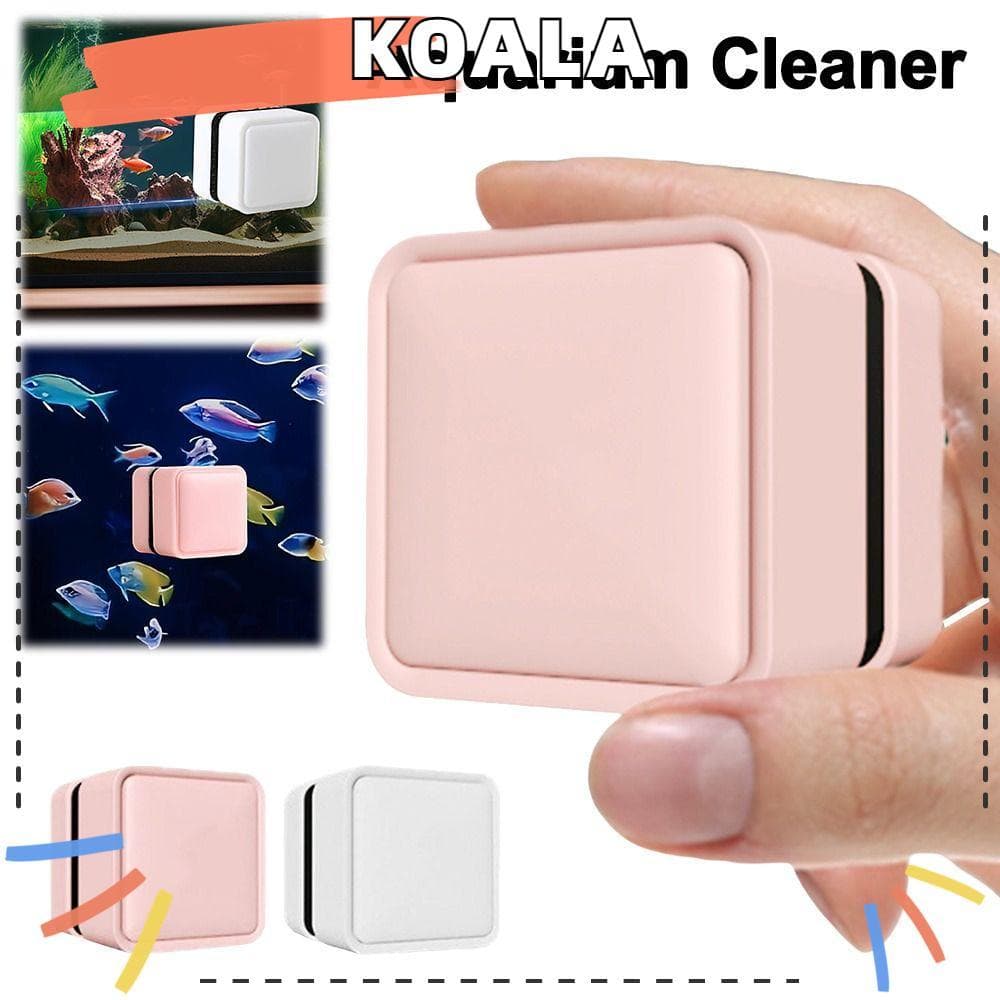 Limpador De Aquário KOALL , Mini Escova Quadrada De Limpeza De Vidro , Raspador De Algas Resistente A Arranhões