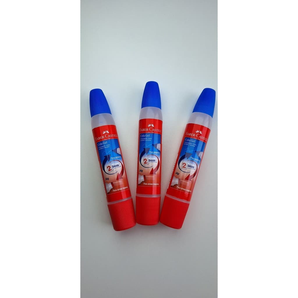 Cola Gel Faber Castell 2 Bicos 34g