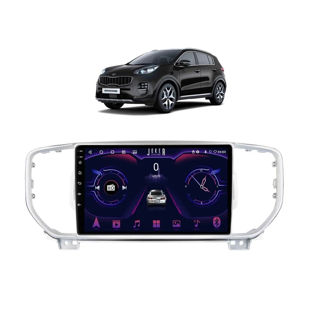 Kit Multimídia Sportage EX 2017 / 2019 9 Pol Android Carplay 2/32GB - Roadstar 915BR