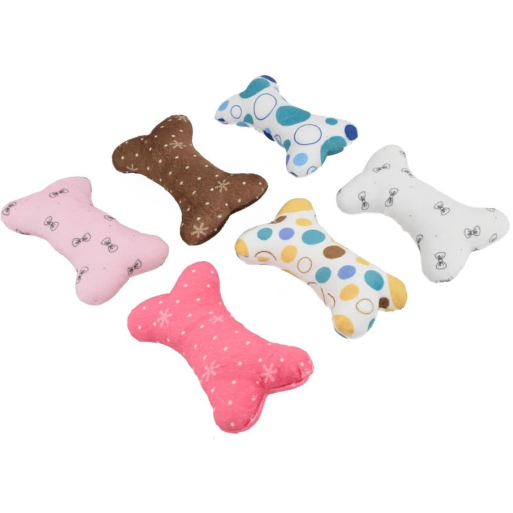 Pelúcia Ossinho 17cm Estampado Macio Cães Lovely Vibe