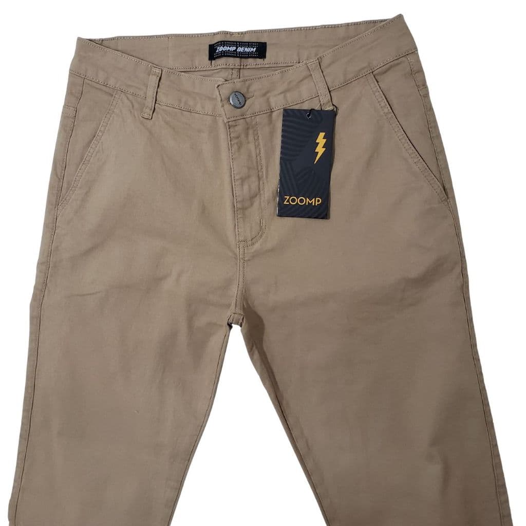 Calça Alfaiataria Zoomp Sarja Esporte chique Slim Fit casual