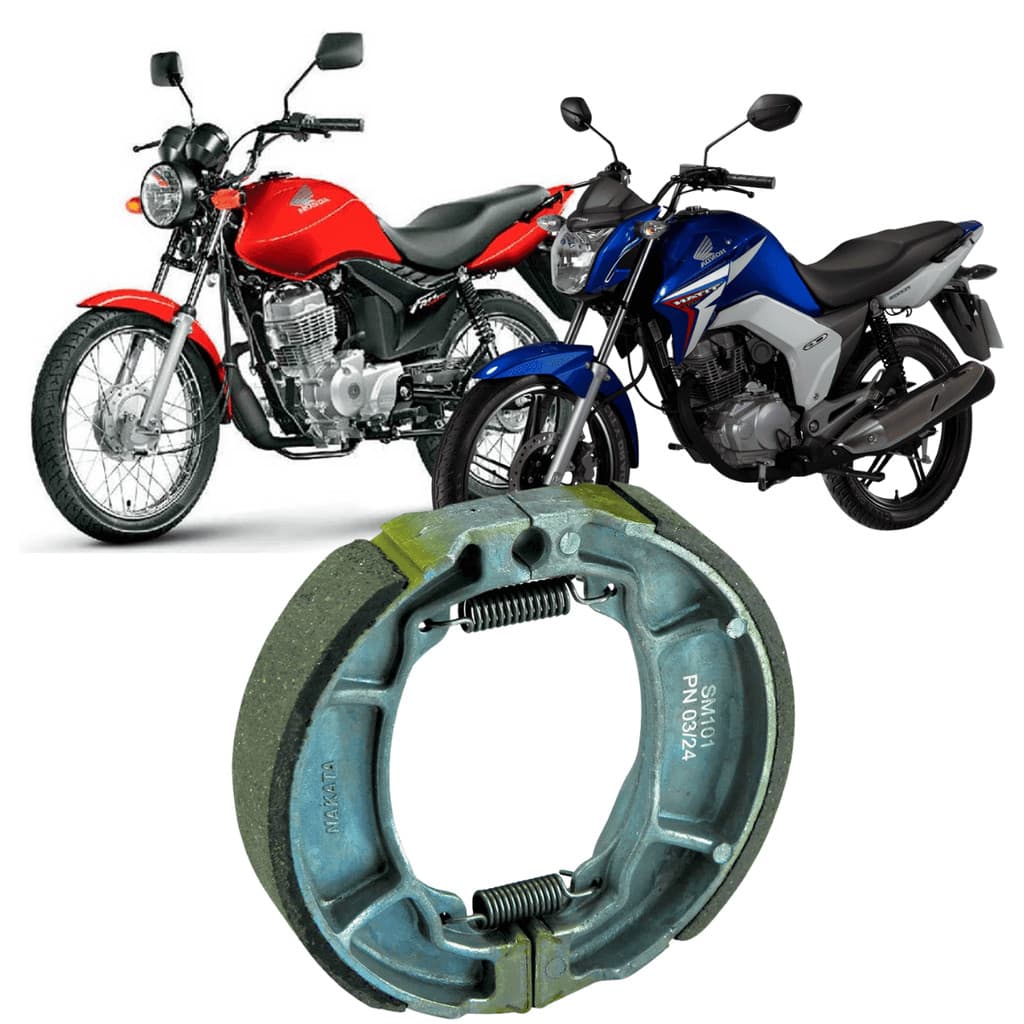 Lona Patim Freio Traseiro 0.25  CG 150 160 FAN Titan Cargo Nakata SM101