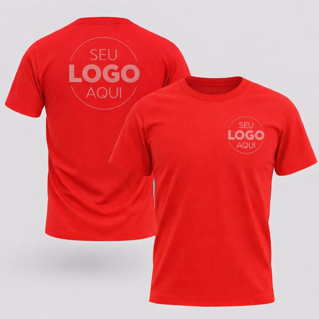 Camiseta Basica Personalizada Logo do PT Estampa Premium Uniforme Empresa
