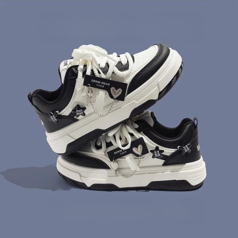 Inverno tênis de venda quente Design nicho moda feio bonito dedo do pé grande pão sapatos ins na moda tênis casuais femi