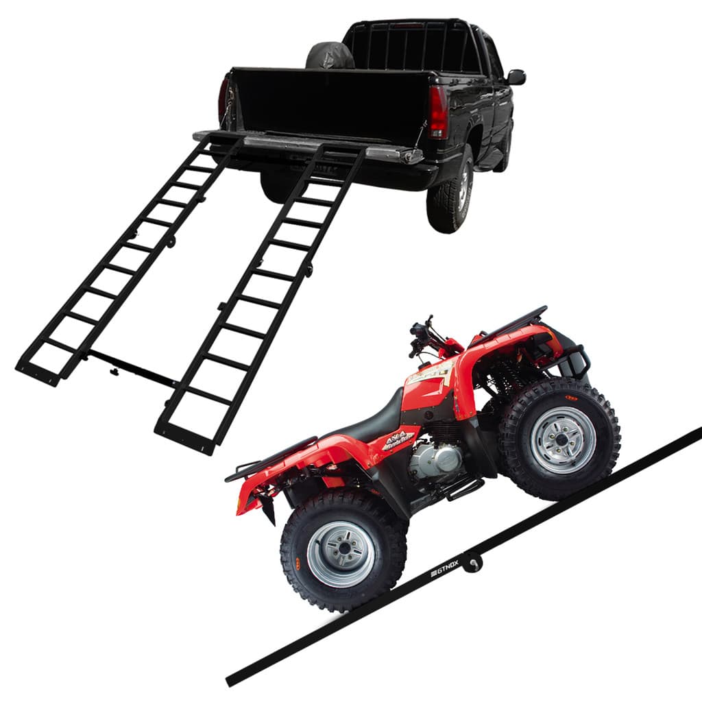 Rampa Para Quadriciclo Pick Up Universal Aço 800 kg Preto