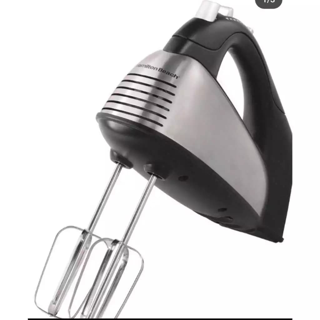 Batedeira Portátil Hamilton Beach - Preta 260W 6 Veloc