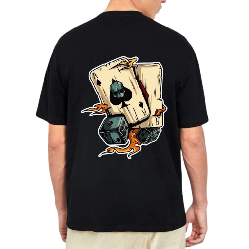 Camiseta Oversized Masculina Jocker Streetwear Algodão Premium Casual, Academia