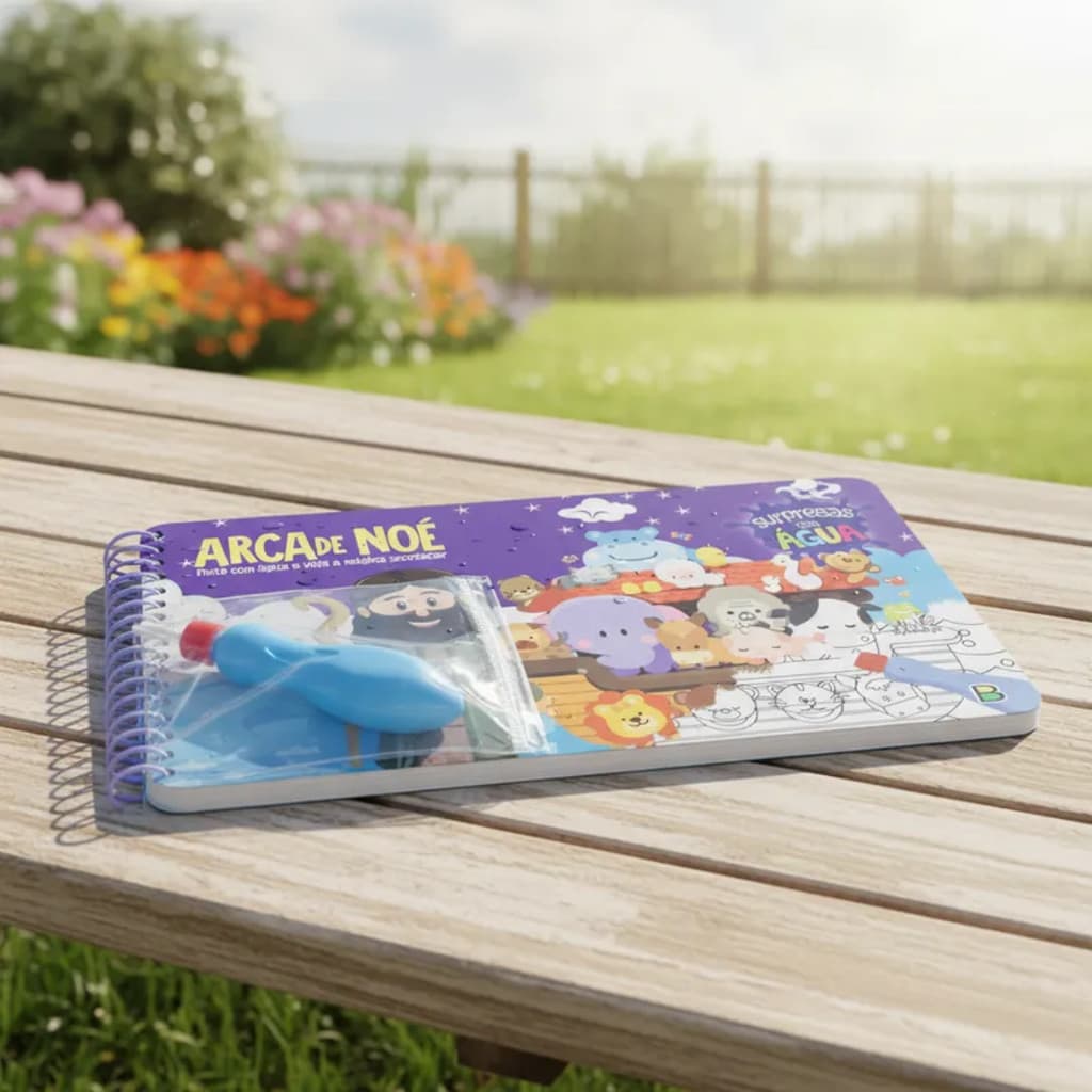 LIVRO AQUABOOK ARCA DE NOE TODOLIVRO