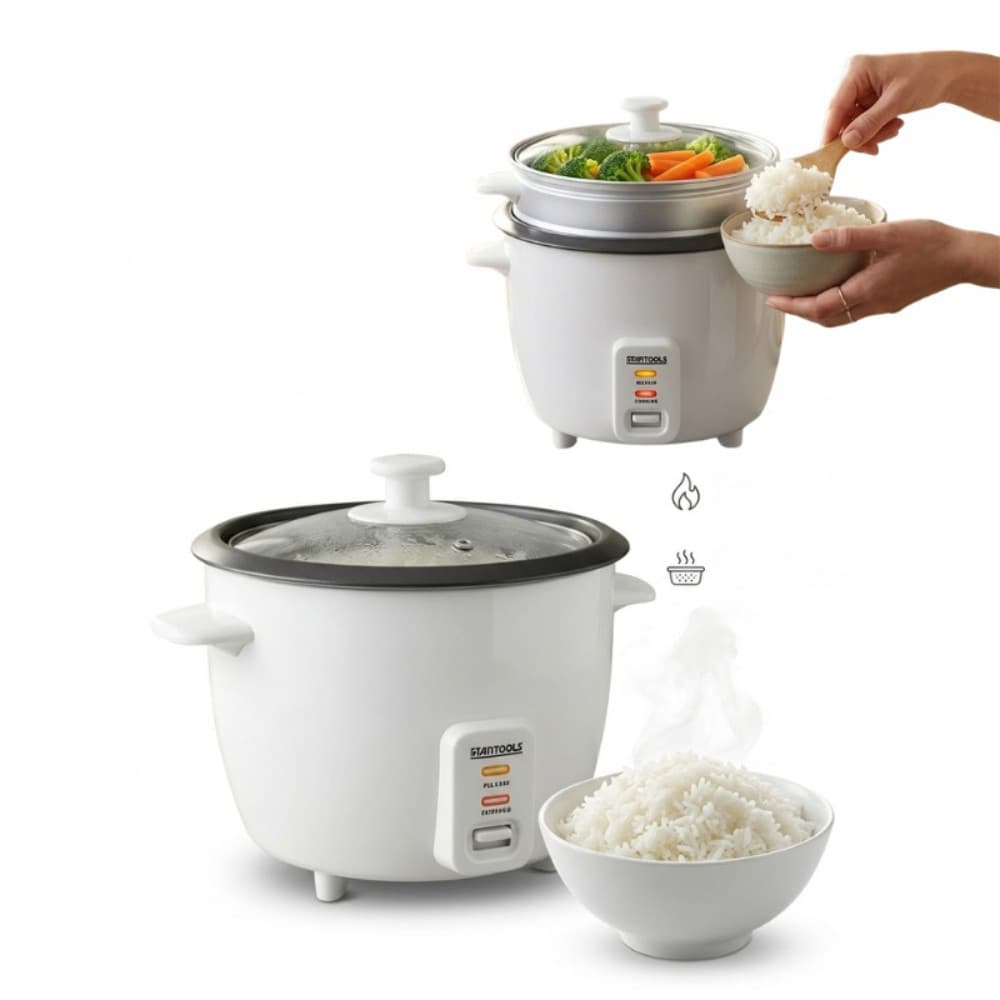 Panela Elétrica Capacidade 1.3 Litros Voltagem 220v Prática Compacta Branca