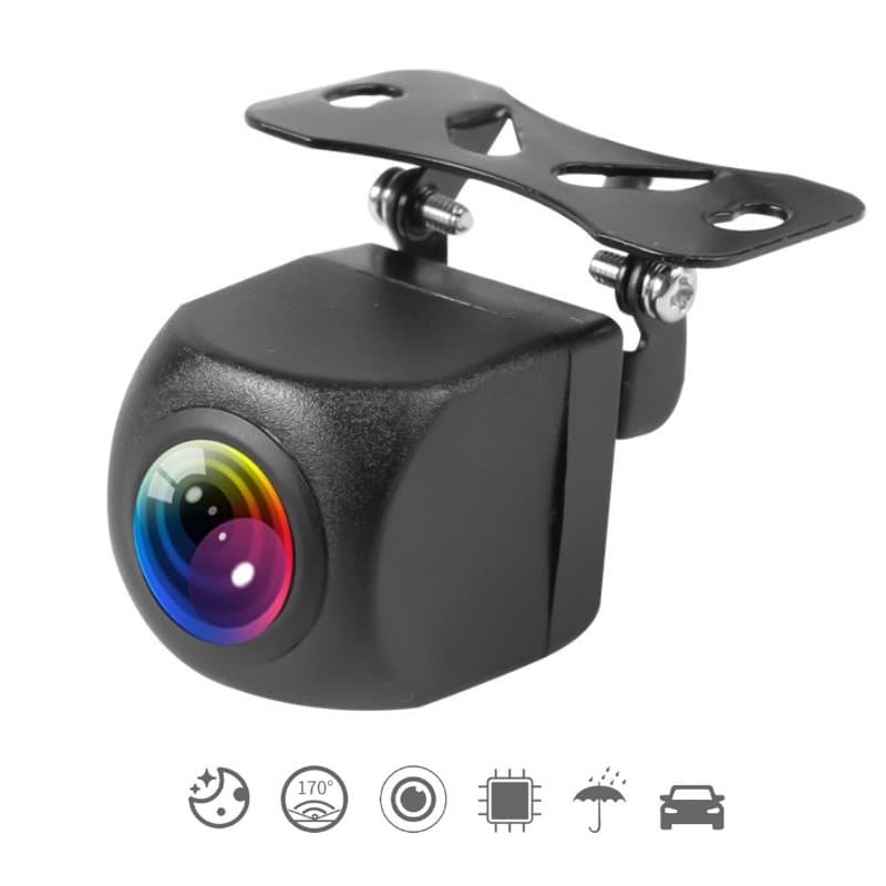 Câmera Automotiva Universal 170° HD AHD Olho de Peixe com Visão Noturna – Ré, Frontal ou Lateral