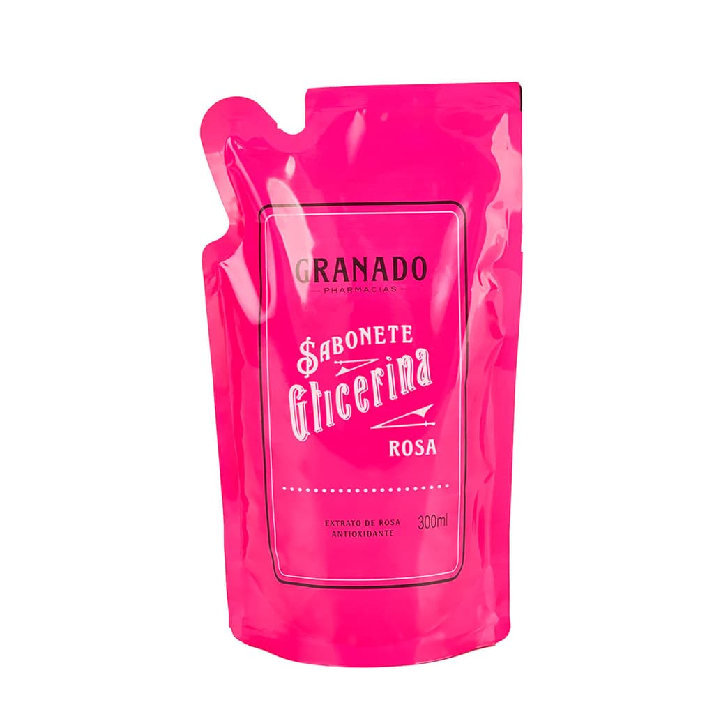 Refil Sabonete Líquido de Glicerina Rosa Granado 300ml