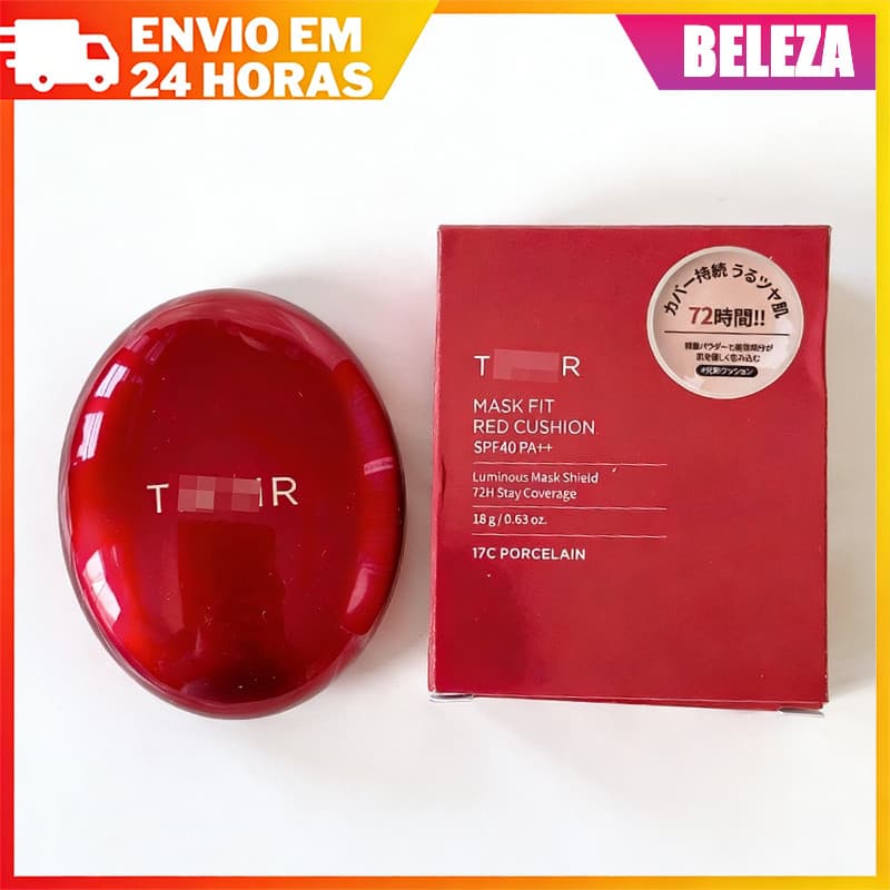 Red Air Cushion Foundation Corretivo Líquido Hidratante Maquiagem De Longa Duração Melhora A Pele