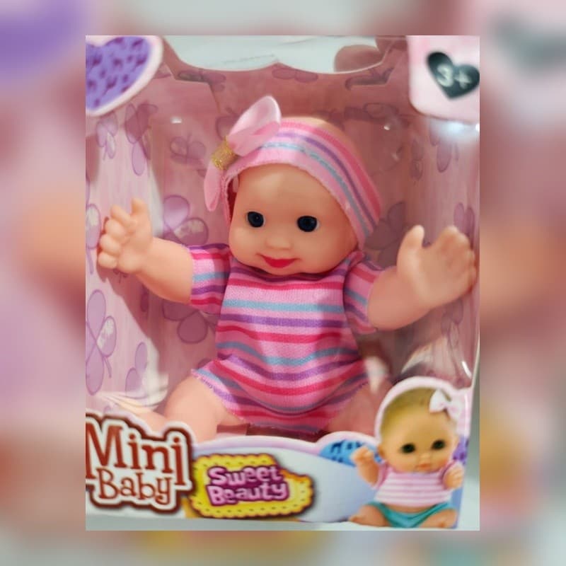 Mini Baby Bonecas para crianças, boneca dormindo, brinquedo animal, presentes para crianças, menina Mini baby