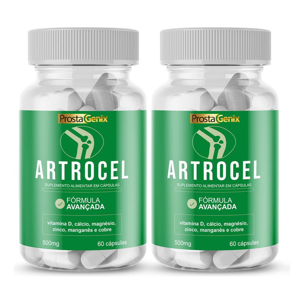 2 Artrocel 60 Cáps - Formula Avançada Alívio Articulações