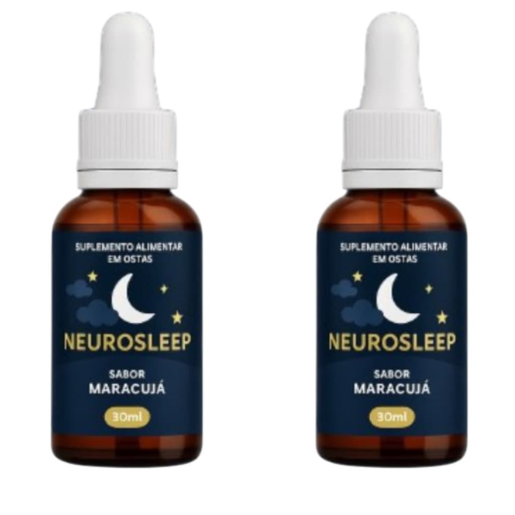 2 NeuroSleep Gotas 30 ml | Fórmula Premium - Noites de sono mais tranquilas