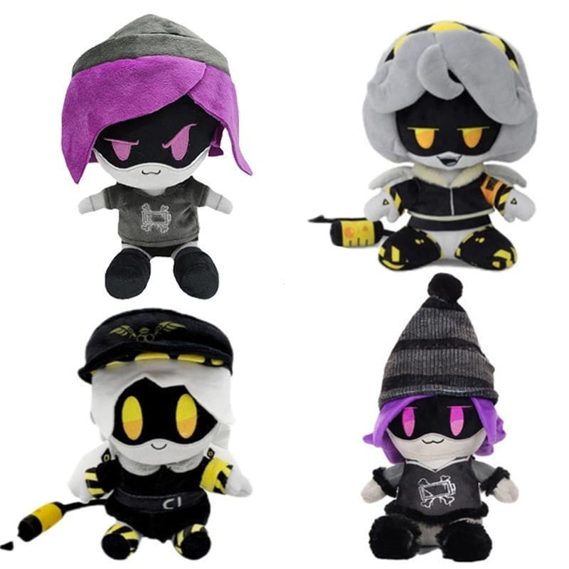 Boneca Assassina Inorgânica De 25cm Anime Killer Drones Uzi Serial Designation N V De Pelúcia Recheada Com Pequeno Robô