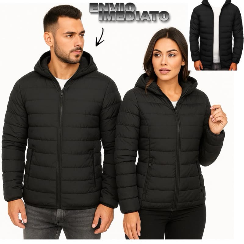 Jaqueta Puffer Capuz Removível Bolso Bobojaco Impermeável Intenso Blusa Masculina Inverno Envio Rapido