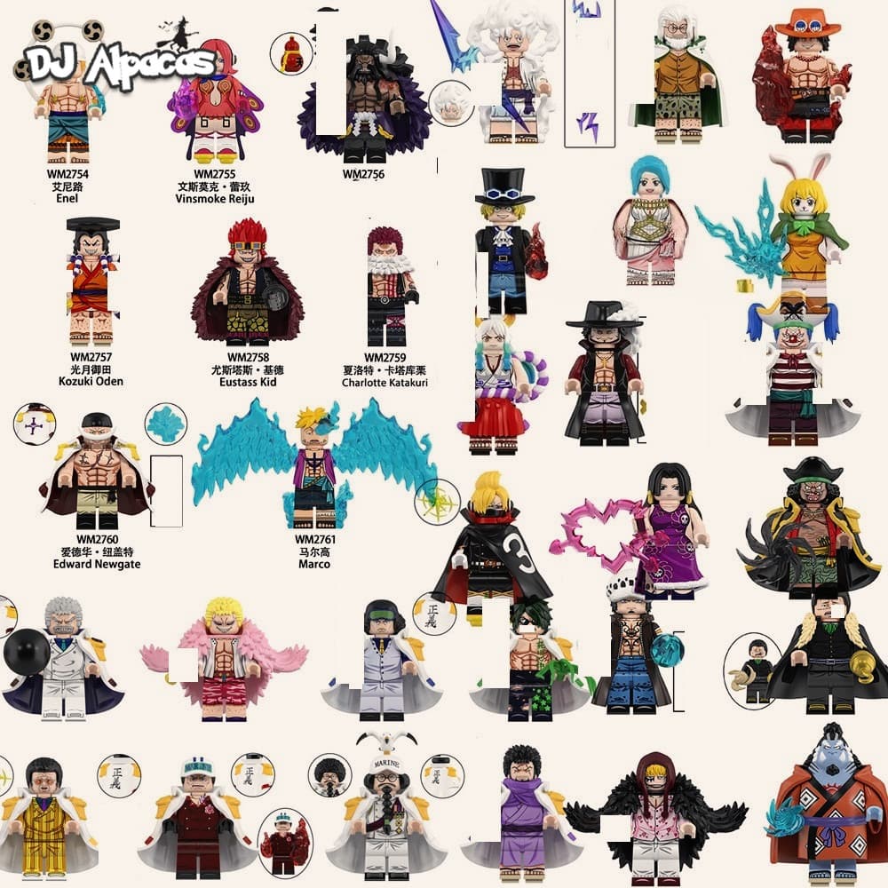 Blocos De Construção Figuras Brinquedo Colecionável WM2766 WM2767 WM2768