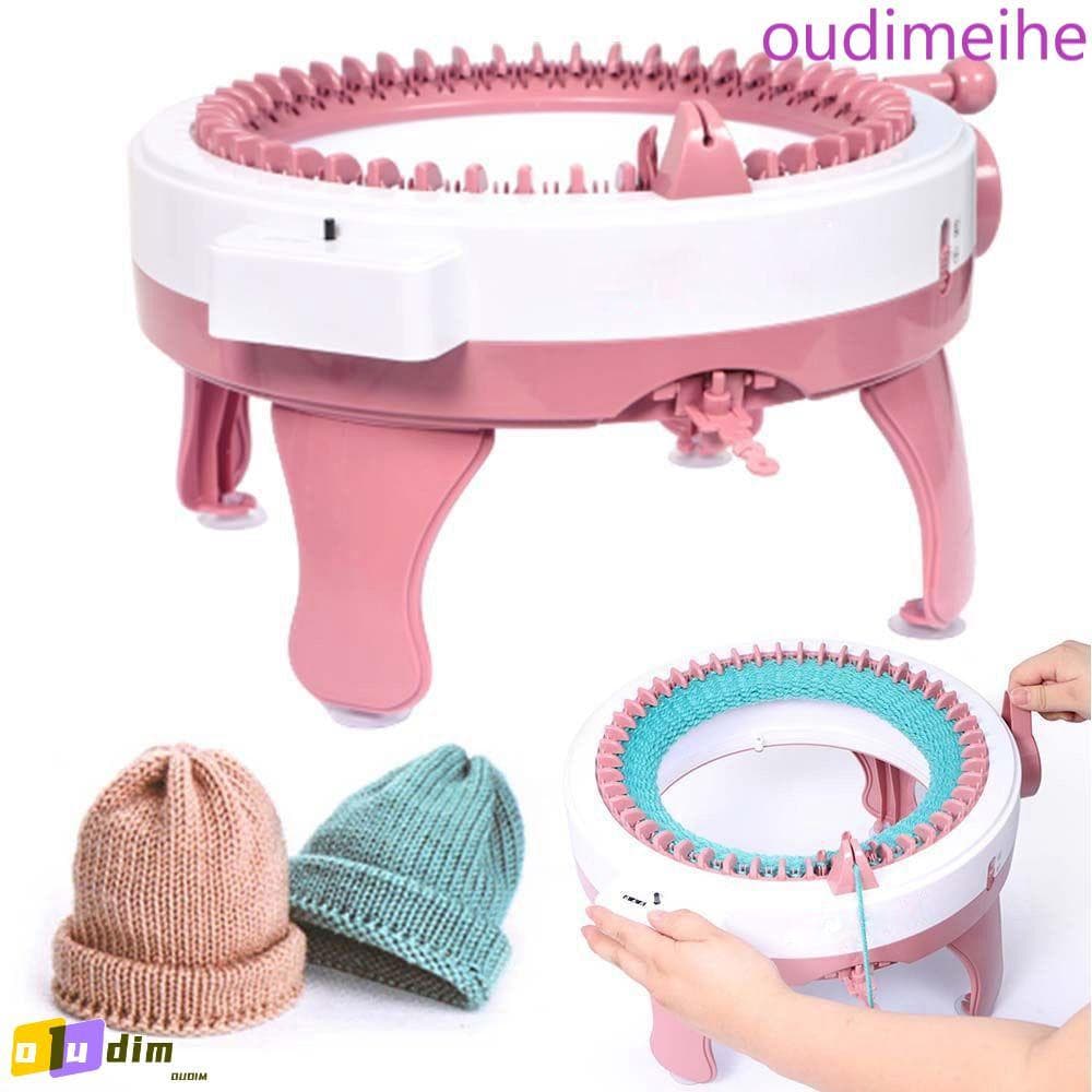 OUDIMEIHE Tear De Lã Artefato Preguiçoso Play House Toy Criativo 48 Agulhas De Tricô Tricotado À Mão