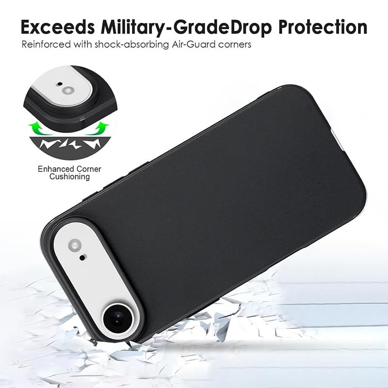 Ultra Fino Fosco Silicone Caso Para iPhone Ar 17 16 15 14 13 12 11 Pro Max Capa Traseira À Prova De Choque Cor Sólida Ma