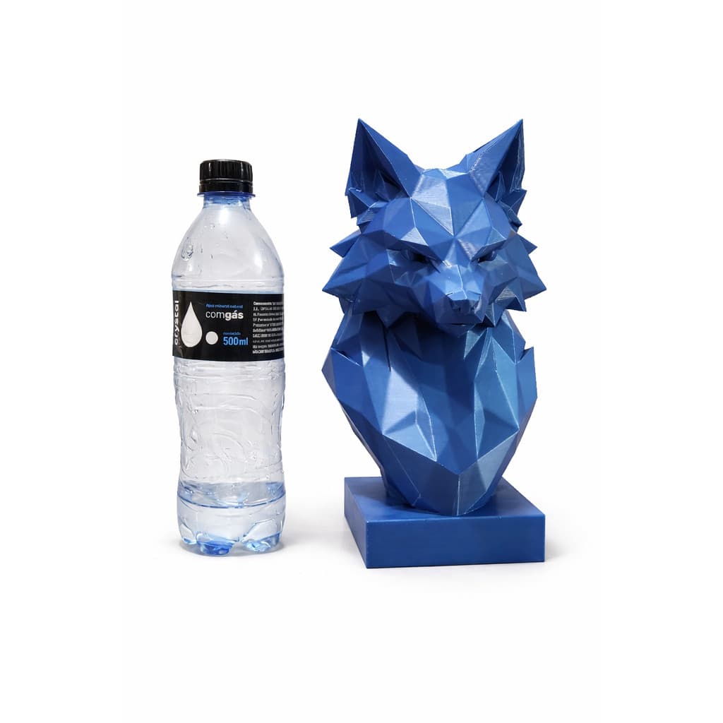Decoração Mascote Cruzeiro 16cm | Busto Elegante | Impressão 3D