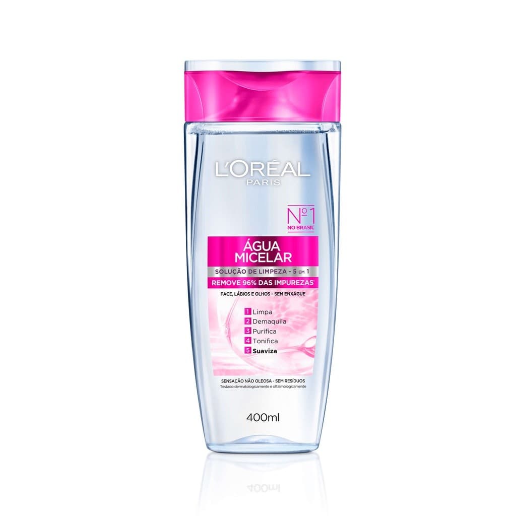 Água Micelar L'Oréal Paris Dermo Expertise 400ml 5 em 1
