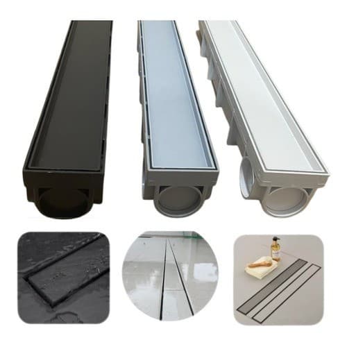 Ralo Banheiro Linear Oculto 6x50 Invisível Sifonado Piso Promoção