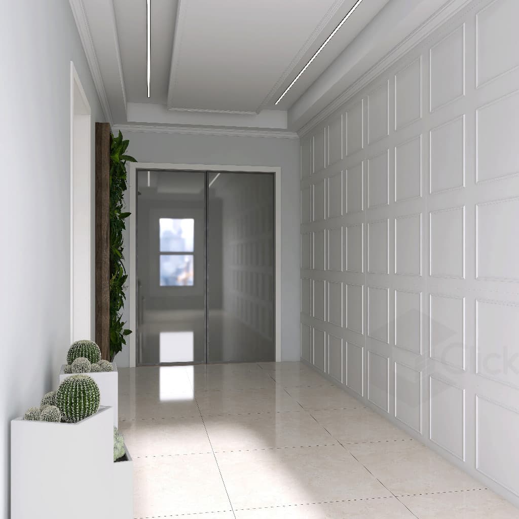 Adesivo de parede 3D 1 UNIDADE Papel de parede Branco Antimofo Decoração de Casa
