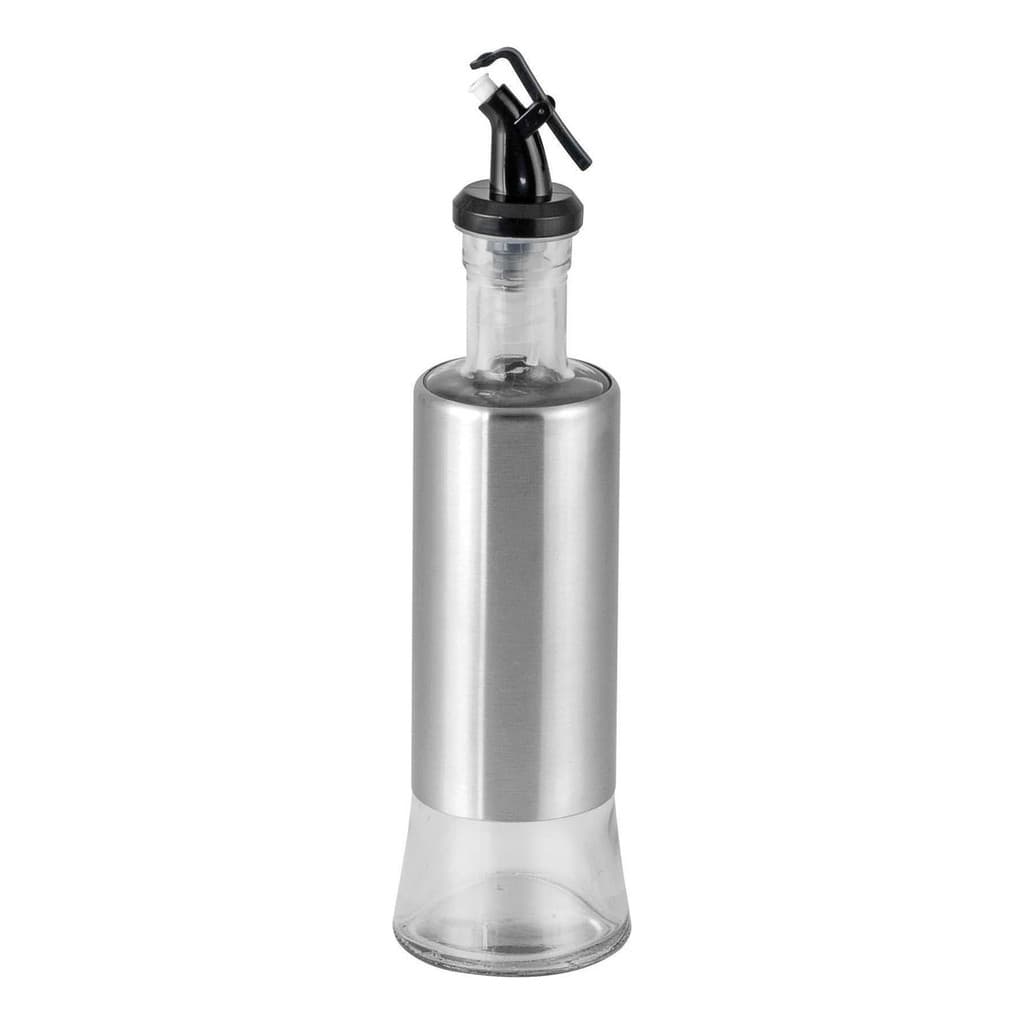 Galheteiro Dosador para Azeite 300ml em Aço – Suporte para Óleos e Vinagre para Cozinha Gourmet