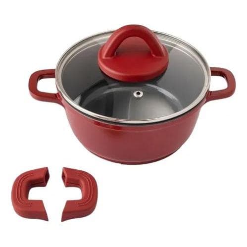 Panela Caçarola 2L Alumínio Revestimento Cerâmico 20cm