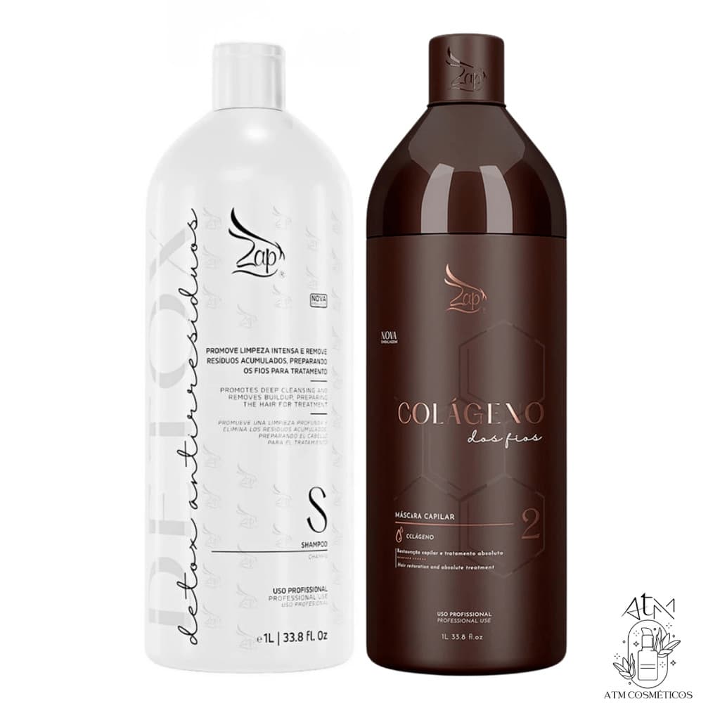 Kit Progressiva Zap Colageno dos Fios - 2x1l