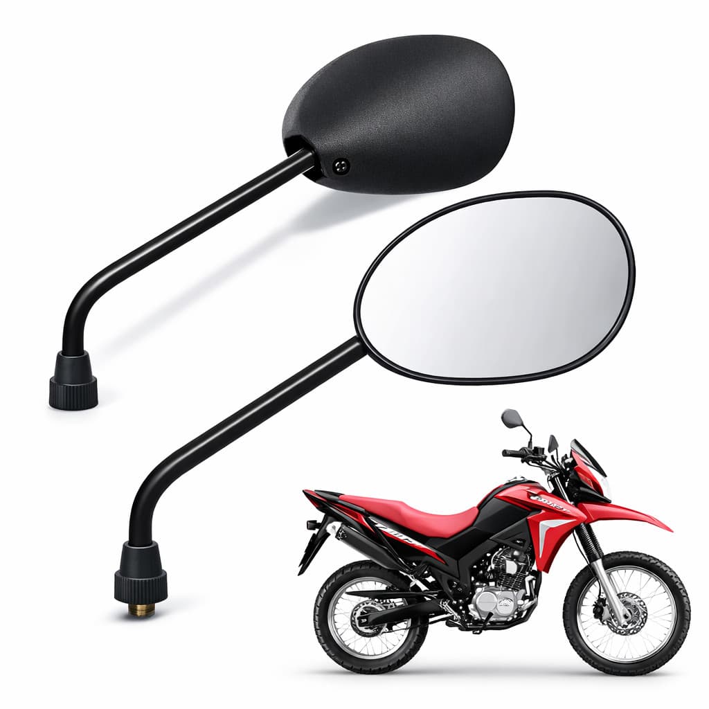 Par Espelho Retrovisor Para Bros 150 - No Modelo Do Original