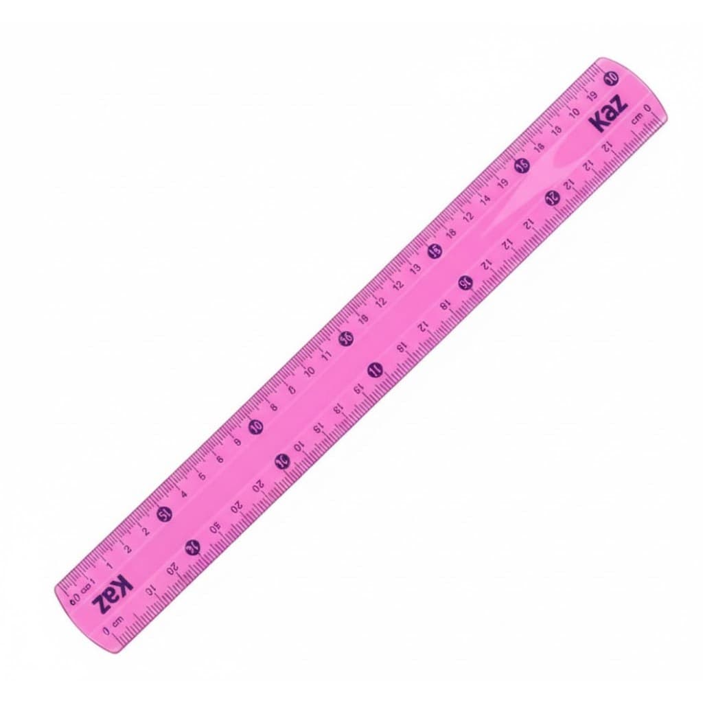 Régua 30cm Flexível Inquebrável Material Escolar