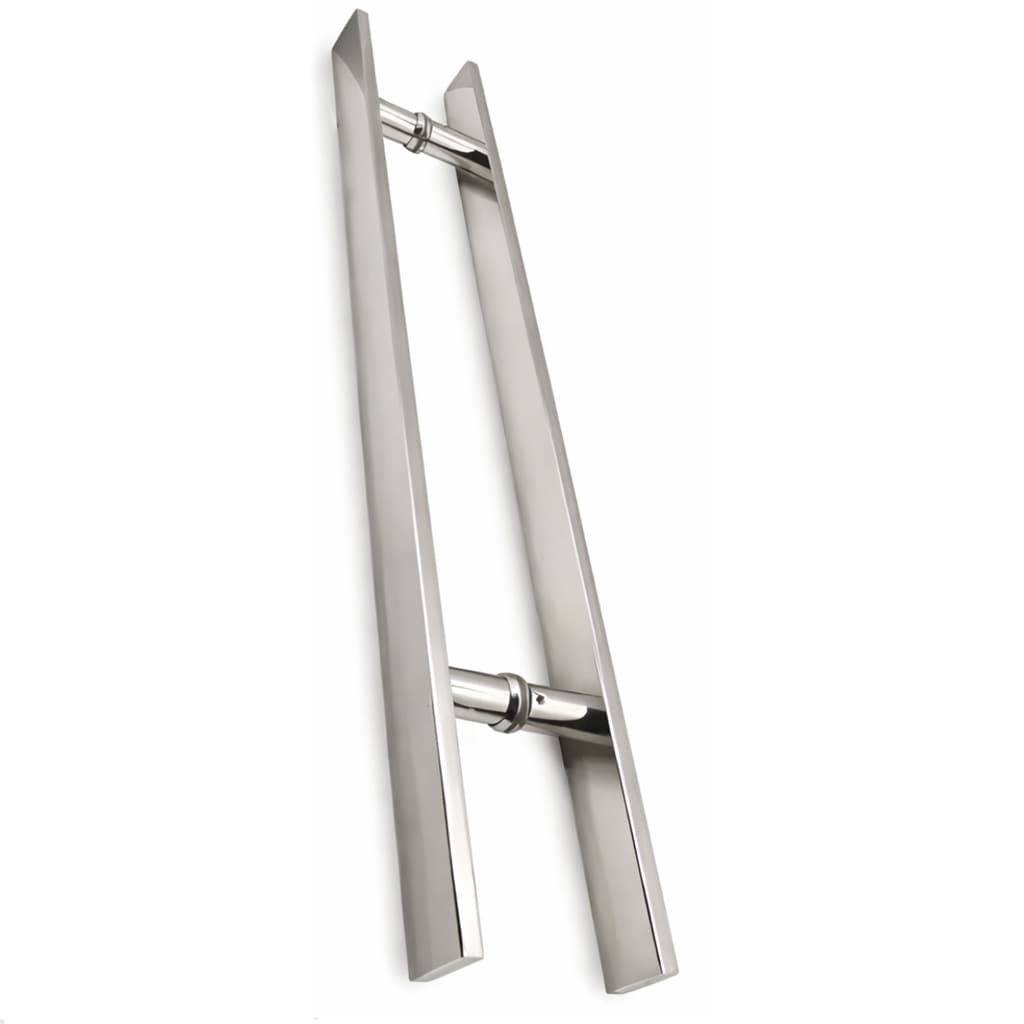 Puxador Powerfer 1,2m em Aço Inox Barra Chata para Porta Pivotante