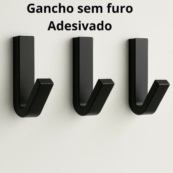Ganchos Cozinha Adesivos para Parede - Suporte Resistente para Toalhas de Banheiro e Cozinha