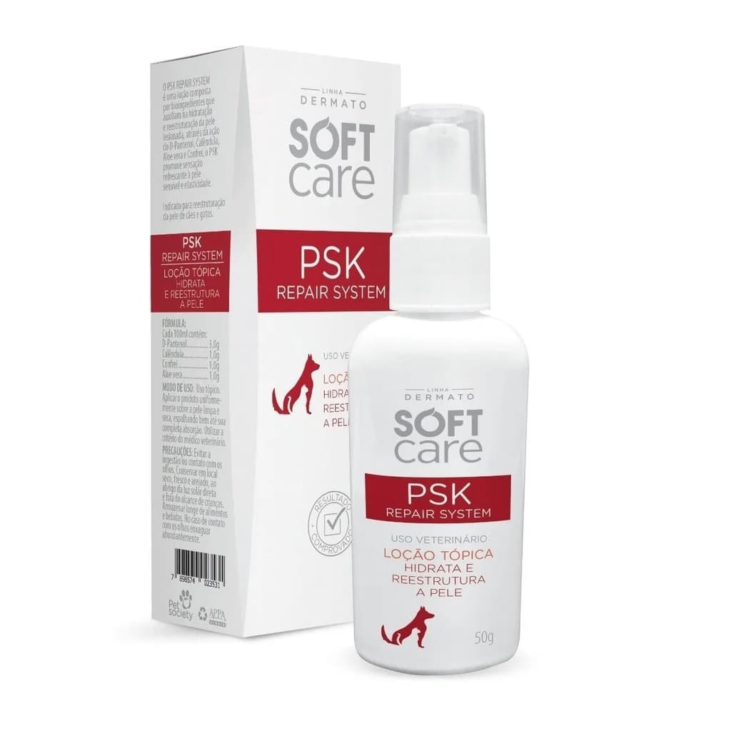 Psk Repair System Loção Hidratante  Soft Care 50g