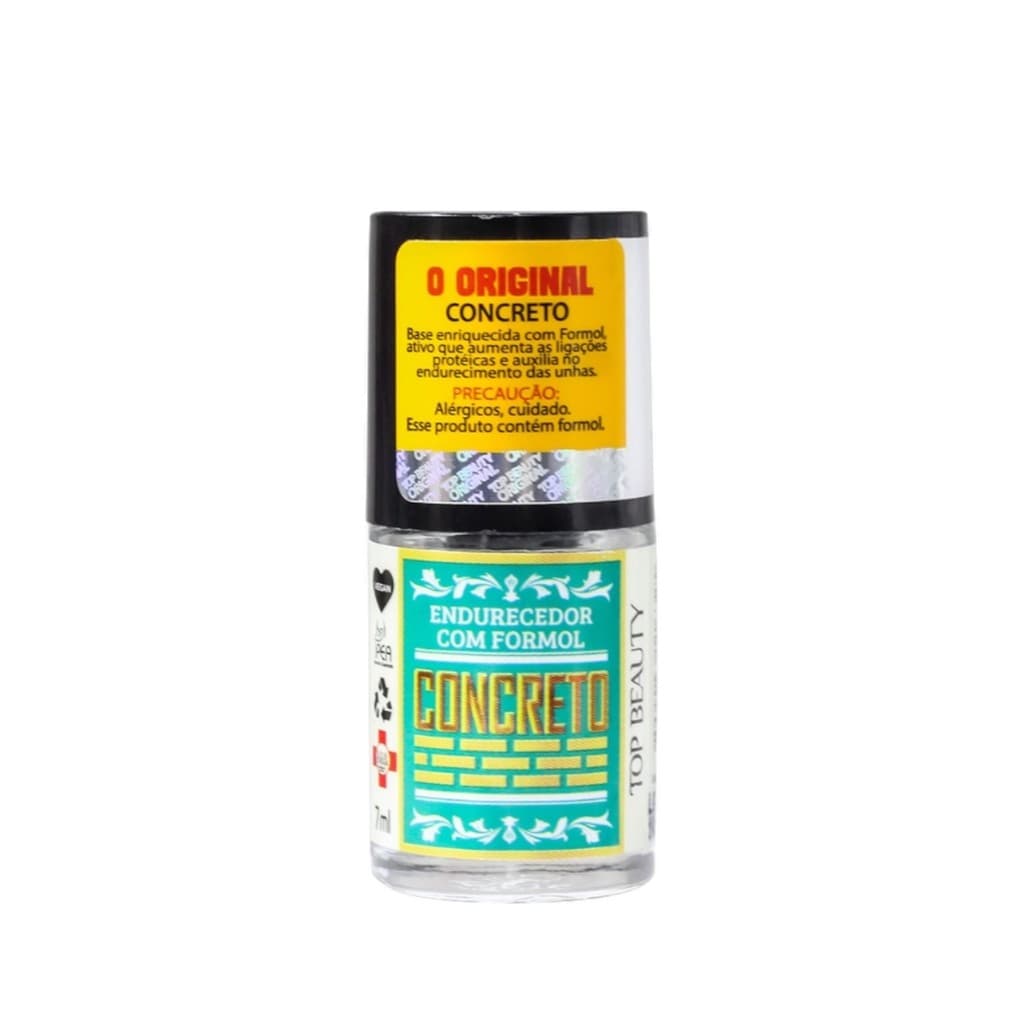 Base SOS Unhas Top Beauty – Concreto Endurecedor 7 ml